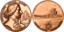 World Coins - France, Medal, Jean Bart, Chevalier Jean Bart, Navire de Ligne, MDP, Bronze