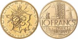 World Coins - France, 10 Francs, Mathieu, 1980, Paris, série FDC, Tranche B, Copper-nickel