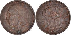 World Coins - Coin, Belgium, 20 Centimes, 1963