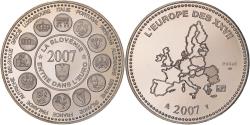 World Coins - France, Medal, L'Europe des XXVII, La Slovénie entre dans l'Euro, Bank, 2007