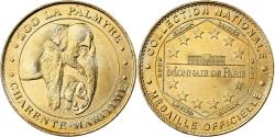 World Coins - France, Token, 17/ Zoo de la Palmyre - Eléphants, 2006, Copper-nickel