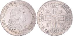 World Coins - France, Louis XIV, 1/4 Ecu aux 8 L, 1692, Tours, Reformed, Silver,