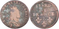 World Coins - Coin, France, Louis XIV, Liard, Meung-sur-Loire, , Copper, Gadoury:80