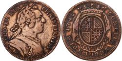 World Coins - France, Token, Louis XV, Etats de Bourgogne, 1749, Copper,
