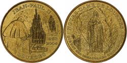World Coins - France, Tourist token, Lourdes, Jean-Paul II, 2004, Nordic gold,
