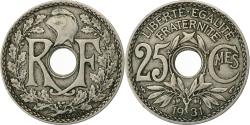 World Coins - France, 25 Centimes, Lindauer, 1931, Paris, Copper-nickel,