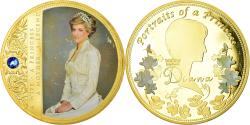 World Coins - United Kingdom , Medal, Portraits de la Princesse Diana, , Copper Gilt
