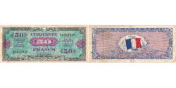 World Coins - France, 50 Francs, Flag/France, 1944, 25553, VF(30-35), Fayette:VF19.1, KM:117a