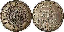 World Coins - France, Medal, Révolution, Famille d'Orléans, 1870, , Bronzed Tin