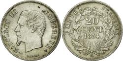 World Coins - Coin, France, Napoleon III, Napoléon III, 20 Centimes, 1854, Paris,