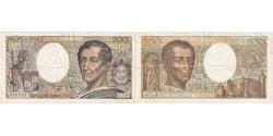World Coins - France, 200 Francs, Montesquieu, E.134, EF(40-45)