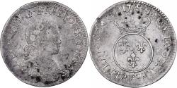 World Coins - France, Louis XV, 1/10 Écu vertugadin, 1717, Bordeaux, reformed, Silver