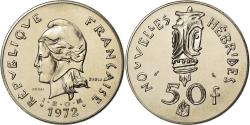 World Coins - Coin, New Hebrides, 50 Francs, 1972, Paris, ESSAI, , Nickel, KM:E7
