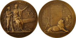 World Coins - France, Medal, Prix du Ministère de Guerre, Force-Courage, Grandhomme