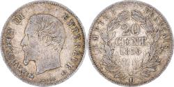 World Coins - Coin, France, Napoleon III, Napoléon III, 20 Centimes, 1856, Lyon,
