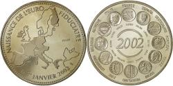 World Coins - France, Medal, L'Europe, Naissance de l'Euro Fiduciaire, 2002, , Nickel