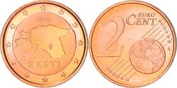 World Coins - Estonia, 2 Euro Cent, 2011, Vantaa, , Copper Plated Steel, KM:62