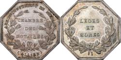 World Coins - France, Token, Notaires de l'Arrondissement de Moulins, Allier, Silver