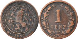 World Coins - Coin, Netherlands, Wilhelmina I, Cent, 1897, , Bronze, KM:107.2