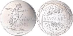 World Coins - France, 10 Euro, 2014, Paris, Sempé Liberté Été, , Silver
