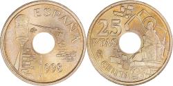 World Coins - Coin, Spain, 25 Pesetas, 1998