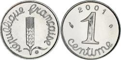 World Coins - Coin, France, Épi, Centime, 2001, Paris, BU, , Stainless Steel