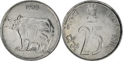 World Coins - Coin, INDIA-REPUBLIC, 25 Paise, 1989, , Stainless Steel, KM:54