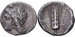 Ancient Coins - Lucania, Didrachm, ca. 330-290 BC, Metapontum, Silver, , HN Italy:1583
