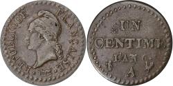 World Coins - France, Centime, Dupré, An 6 (1798), Paris, Bronze, , Gadoury:76