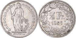 World Coins - Coin, Switzerland, 1/2 Franc, 1956, Bern, , Silver, KM:23