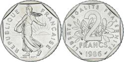World Coins - Coin, France, Semeuse, 2 Francs, 1986, Paris, série FDC, , Nickel