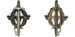 World Coins - France, Broche, Brevet de Préparation Militaire, Silvered Metal, Souvenirs et