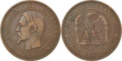 World Coins - Coin, France, Napoleon III, Napoléon III, 10 Centimes, 1855, Bordeaux
