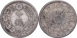 World Coins - Japan, Yoshihito, 10 Sen, Taishō Era, Yr. 4 (1915), Silver,