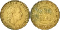 World Coins - Coin, Italy, 200 Lire, 1987