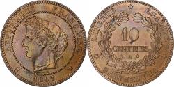 World Coins - France, 10 Centimes, Cérès, 1897, Paris, Torche, Bronze, , Gadoury:265a