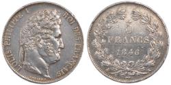 World Coins - Coin, France, Louis-Philippe, 5 Francs, 1846, Bordeaux, , Silver