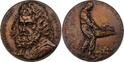 World Coins - France, Medal, Jean-François Millet, n.d., Bronze, Dropsy,