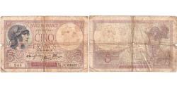 World Coins - France, 5 Francs, Violet, 1939, C.63082, F(12-15), Fayette:04.09, KM:83