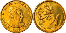 World Coins - Vatican, 20 Euro Cent, Type 5, 2005, unofficial private coin, , Brass