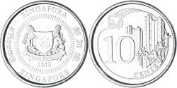 World Coins - Coin, Singapore, 10 Cents, 2013