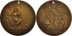 World Coins - France, Medal, Union des sociétés d'instruction militaire de France, Politics