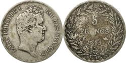 World Coins - Coin, France, Louis-Philippe, 5 Francs, 1831, Rouen, , Silver