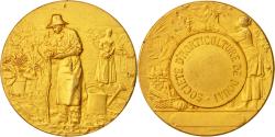 World Coins - France, Medal, Société d'Horticulture de Douai, French Third Republic, Flora