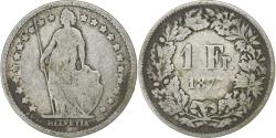 World Coins - Switzerland, Franc, 1877, Bern, Silver, , KM:24