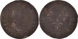 World Coins - Coin, France, Louis XIII, Double Tournois, 1613, Lyon, , Copper