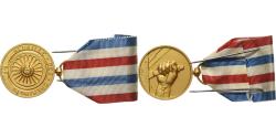 World Coins - France, Médaille des cheminots, Medal, 1949, Uncirculated, Favre-Bertin, Gilt
