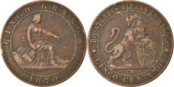 World Coins - Coin, Spain, Provisional Government, 5 Centimos, Madrid, , Copper