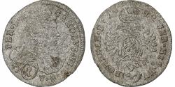 World Coins - Austria, Karl VI, Kreuzer, 1722, Kuttenberg, Silver,