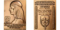 World Coins - France, Medal, Jeanne de Constantinople, Hospices de Lille, 2001, Bronze, Robert